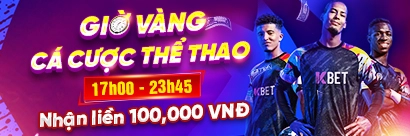 Giờ Vàng Thể Thao (17:00 - 23:45), Khao Thưởng 100,000 VND KBET