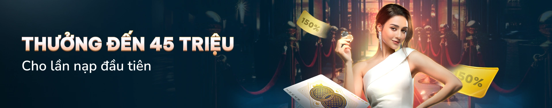 Chỉ cần mở tài khoản và nạp tiền tại KBET, Khách Hàng nhận liền siêu thưởng nạp 150%. KBET