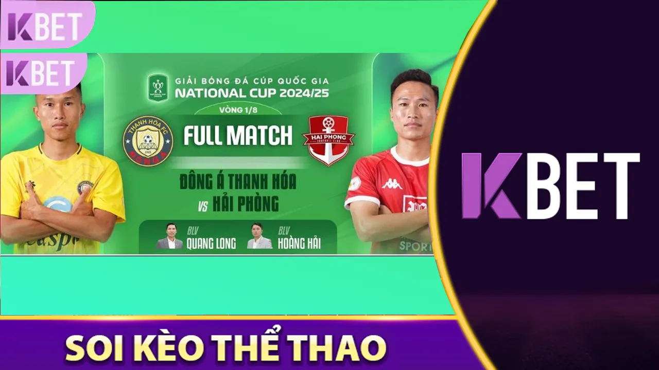 Soi Kèo Hải Phòng vs Đông Á Thanh Hóa Khuôn Khổ V. League KBET